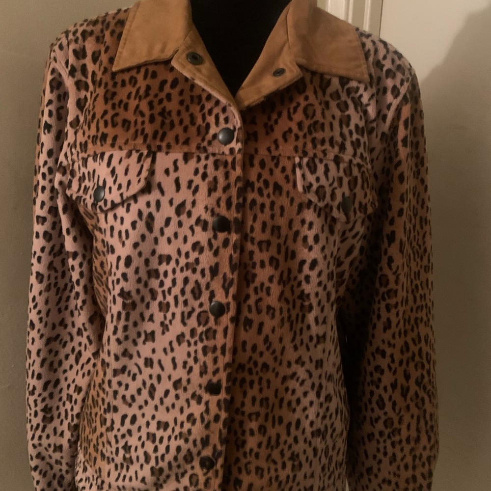 Leopard print jacket